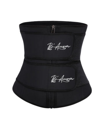 Latex Double Waist Trainer Steel Bones
